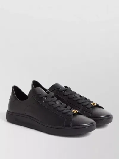 Valentino Garavani Royco Sneaker In Soft Nappa Calfskin In Black