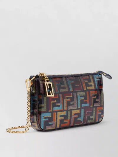 Fendi Shoulder Bag Baguette Pouch Chain Strap