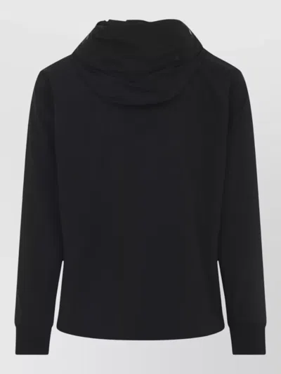 C.p. Company C.p.company Black Shell-r Goggle Polyester Jacket In Black