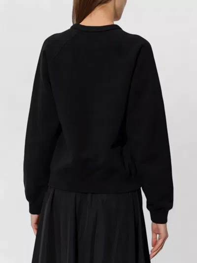 Kenzo Silk Crew Neck Sweatshirt Graphic Print In Multi