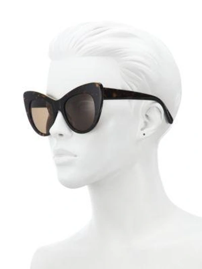 Shop Stella Mccartney Falabella Chain 53mm Oversized Cat's-eye Sunglasses In Na