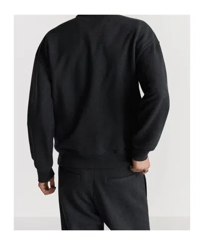 Dior Cd Icon Half-zip Sweatshirt In Black