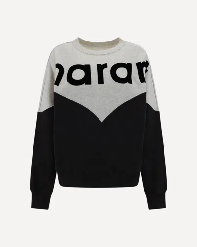 Isabel Marant Étoile Isabel Marant Etoile Two-color Cotton Blend Houston Sweatshirt Women In Black