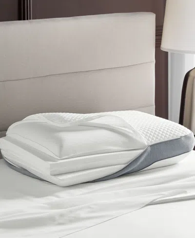 Hotel Collection Adjustable Layer Foam Pillow In White