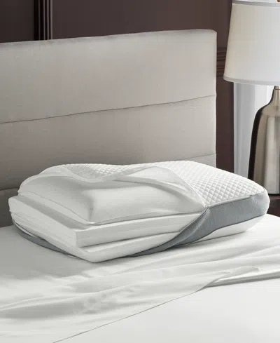 Hotel Collection Adjustable Layer Foam Pillow In White
