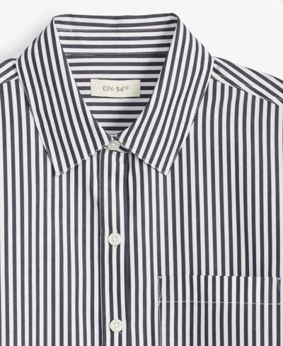 On 34th Women's Cotton Relaxed-fit Blouse, Macy's Exclusive In Multi