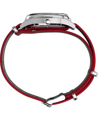 Timex Men's Quartz Analog Black Fabric Watch, 38mm In Black