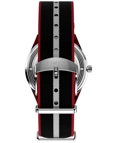 Timex Men's Quartz Analog Black Fabric Watch, 38mm In Black