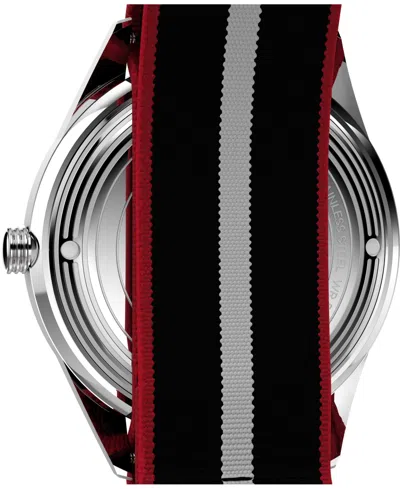 Timex Men's Quartz Analog Black Fabric Watch, 38mm In Black