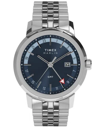 Timex Marlin Gmt 40mm In Silver