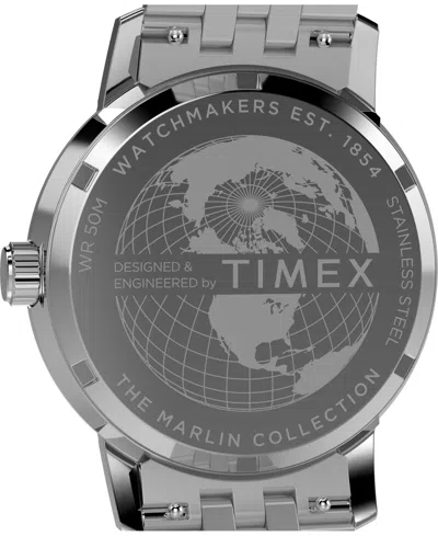 Timex Marlin Gmt 40mm In Silver