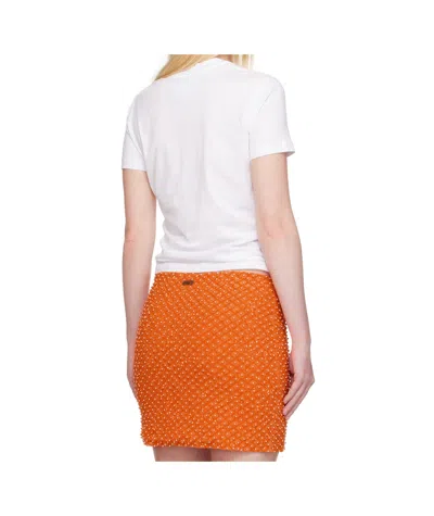 Versace Jeans Couture Logo Print Crewneck T-shirt In Gray