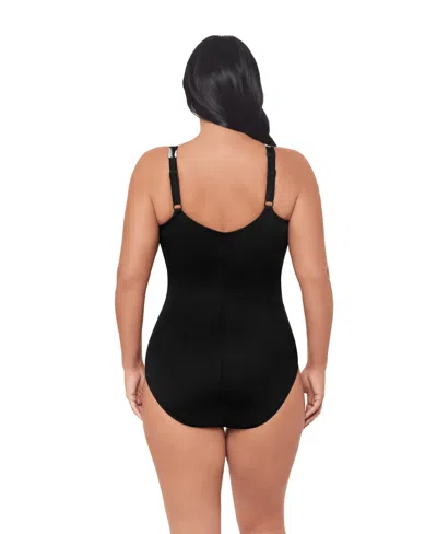 Miraclesuit Plus Size Fiore Di Luna Oceanus Tummy Control One-piece Swimsuit In Multi