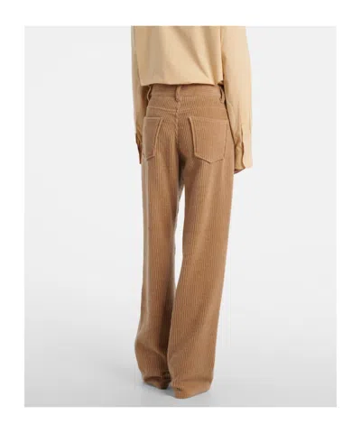 The Row Clair High-rise Corduroy Straight Pants In Brown