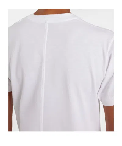 The Row Calibi Brushed Cotton Silk Jersey T-shirt In Bright White