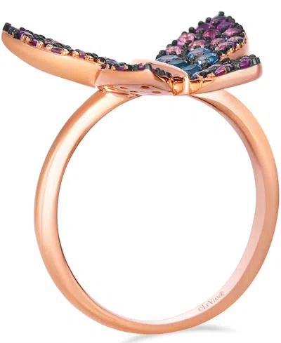 Le Vian Sapphire Ombre Ring (1.15 Ct. T.w.) In 14k Strawberry Gold In Gold