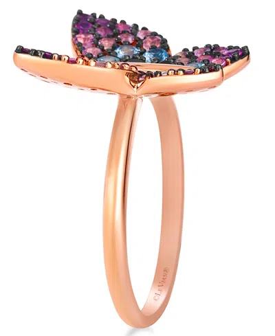 Le Vian Sapphire Ombre Ring (1.15 Ct. T.w.) In 14k Strawberry Gold In Gold