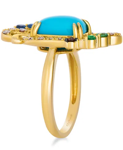 Le Vian Multi-gemstone Ring (0.31 Ct. T.w.) In 14k Honey Gold In Gold