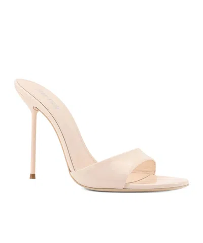 Paris Texas Round-toed High-heeled Sandals In Multi