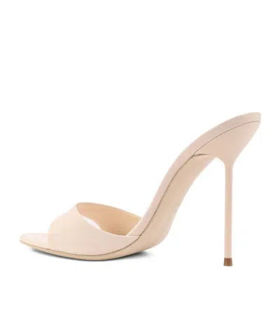 Paris Texas Round-toed High-heeled Sandals In Multi