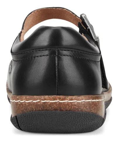 Earth Women's Erie Round Toe Mary Jane Flats In Black