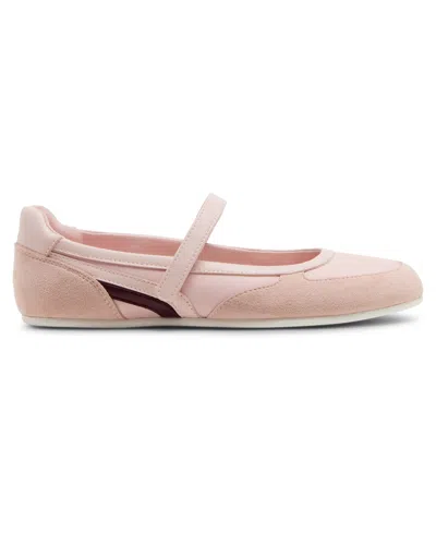 Madden Girl Women's Set Mary-jane Round-toe Ballet Sneakers In Pink