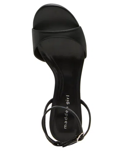 Madden Girl Women's Lainey Two-piece Wedge Sandals In Black