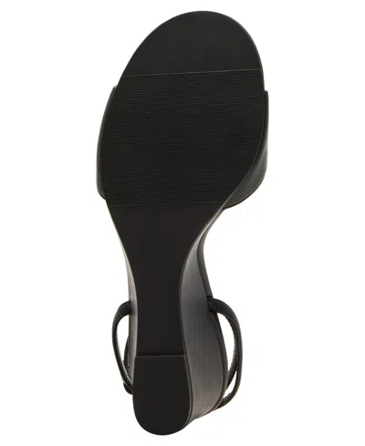 Madden Girl Women's Lainey Two-piece Wedge Sandals In Black