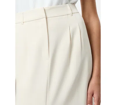 French Connection Harry Suiting Slit Maxi Skirt In White