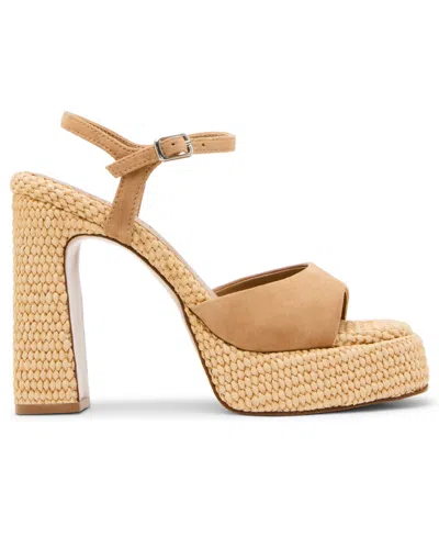Steve Madden Liandra Platform Sandal In Brown