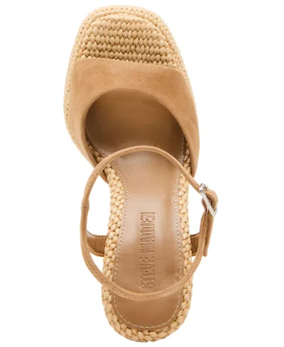 Steve Madden Liandra Platform Sandal In Brown