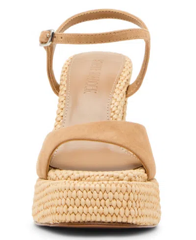 Steve Madden Liandra Platform Sandal In Brown