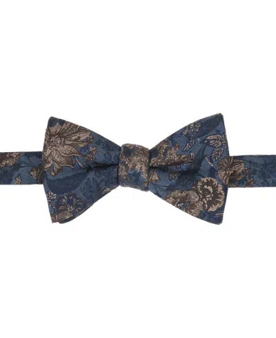 Bar Iii Men's Easton Floral Bow Tie And Pocket Square, 2-piece Set, Macy's Exclusive In Blue