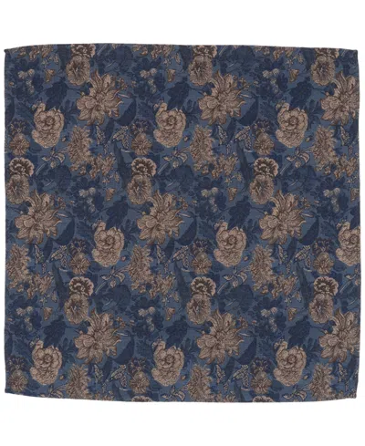 Bar Iii Men's Easton Floral Bow Tie And Pocket Square, 2-piece Set, Macy's Exclusive In Blue