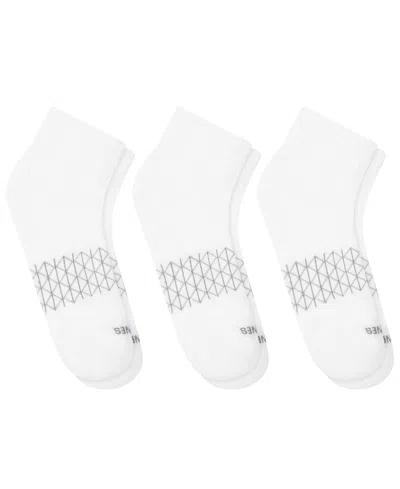 Hanes Men's Ultimate Absolute Comfort Ankle-length Socks, 3-packs In White
