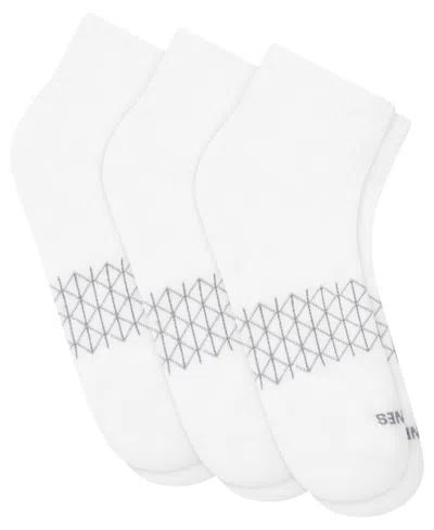 Hanes Men's Ultimate Absolute Comfort Ankle-length Socks, 3-packs In White