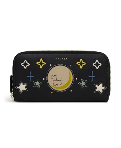 Radley London To The Moon Zip Around Wallet In Black