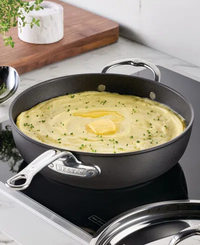 Hestan Titum Fusion Nonstick 4.5-quart Essential Pan With Lid In Black