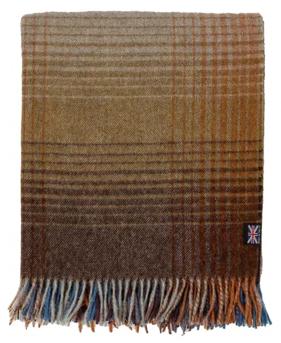 Prince Of Scots Highland Tweeds Shetland Lambswool Throw, 55 " X 72"