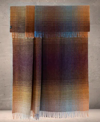 Prince Of Scots Highland Tweeds Shetland Lambswool Throw, 55 " X 72"