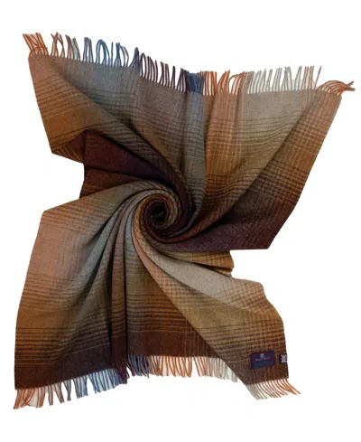 Prince Of Scots Highland Tweeds Shetland Lambswool Throw, 55 " X 72"