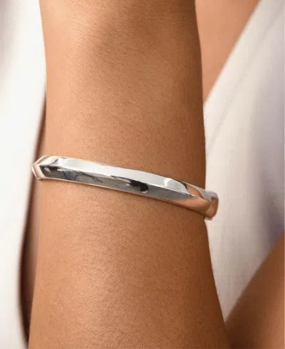 Ettika Base Stacking Bangle In Silver