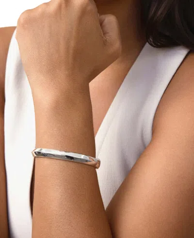 Ettika Base Stacking Bangle In Silver
