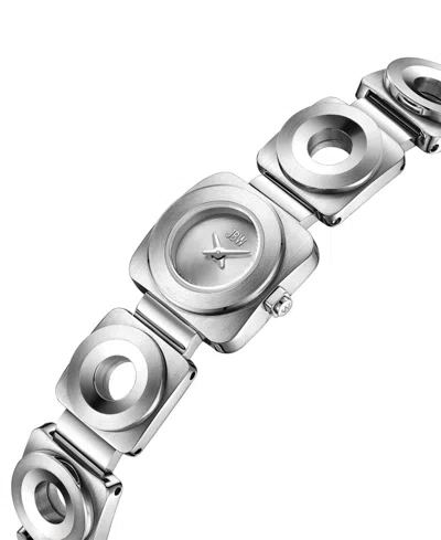 Jbw Chasm Japan Quartz Stainless Steel Watch 18mm In Silver