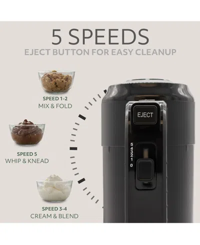 Willow Kitchen 5-speed Control Hand Mixer In Black