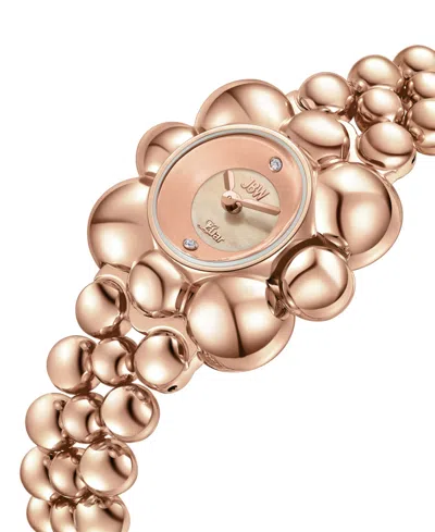 Jbw Women's Atmosphere Swiss Quartz 18k Rose Gold-plated Stainless Steel Watch, 30mm In Gold