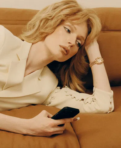 Jbw Women's Atmosphere Swiss Quartz 18k Rose Gold-plated Stainless Steel Watch, 30mm In Gold