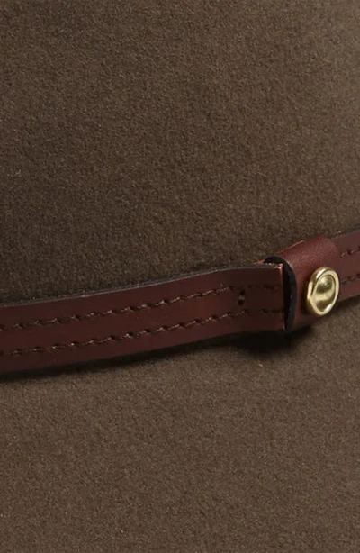 Rag & Bone Floppy Brim Felted Wool Fedora In Brown