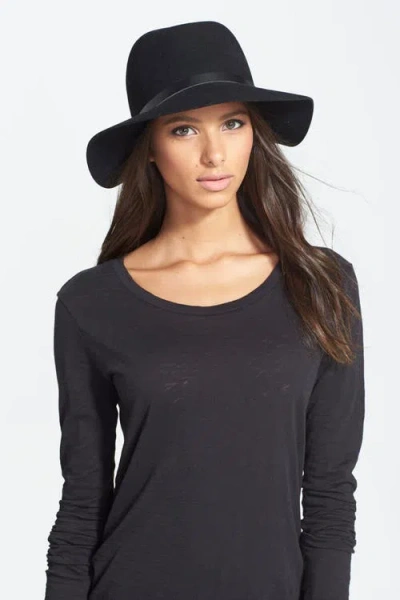 Rag & Bone Floppy Brim Felted Wool Fedora In Brown