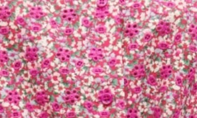 Maje Pyad Floral Print Jumpsuit In Pink